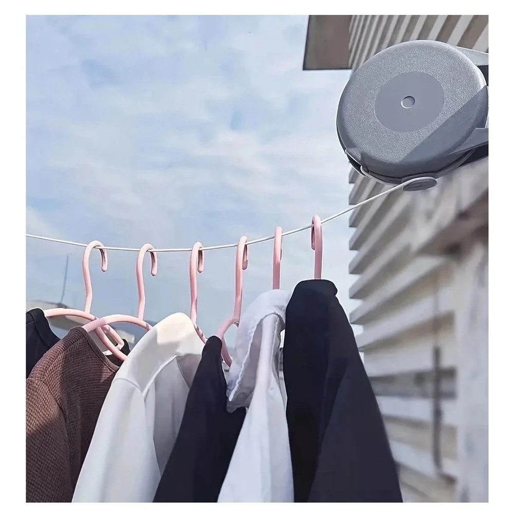Retractable Clothesline Heavy Duty Retracting Clothes Line Outdoor/Indoor [C]